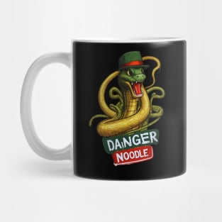 Danger Noodle | Vintage Rattlesnake Biology Art Funny Snake Mug